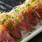 日本酒バル 方舟プラチナ  - 越後牛ローストビーフ