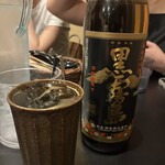うどんじん - 明るい農村飲んだので、黒霧島をキープ｡