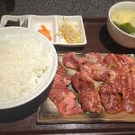 Sumibi Yakiniku Bandai - ハラミの定食