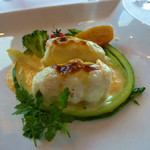 サバティーニ・ディ・フィレンツェ - マッシュルームを包んだ舌平目のグラタン　白ワイン風味