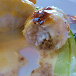 サバティーニ・ディ・フィレンツェ - 舌平目のグラタン。中には、ペースト状のマッシュルーム