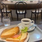 ドトールコーヒーショップ - 料理写真:モーニングセットA
・ハムタマゴサラダ