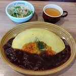 エッグボード - 料理写真:ハヤシビーフオムライス・大。