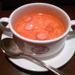 Bisutoro To Sakaba Take - つけあわせのスープも美味