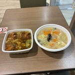 萬来亭 - 餡かけカラアゲ丼