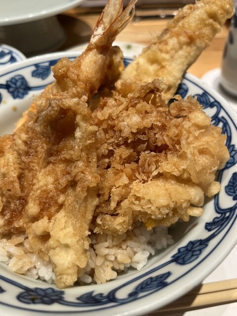 お昼に』by bigi : 天ぷら新宿つな八 あべのハルカスダイニング店