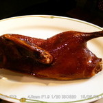 中国飯店 富麗華 - 北京片皮鴨（北京ダック）1/2 \5,500 2015.5