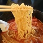 型破り - 中細麺アップ