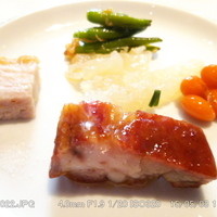 中国飯店 富麗華 - 前菜4品盛 (金華叉焼に変更) \1,500+\400 2015.5 