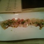 らんぷ亭 - 真鯛のカルパッチョ。