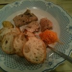 らんぷ亭 - レバーのムース。