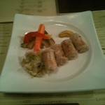 らんぷ亭 - 自家製ソーセージ。