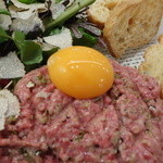 ビストロ ダイア - トリュフと玉子を乗せて完成です