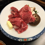 柏屋旅館 - 別注の赤城牛ステーキ　2015.05