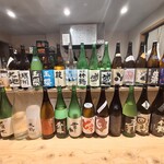 いさのみせ 日本酒とおばんざい､ときどき蕎麦 - 燗酒と冷酒で常時20本以上揃えています