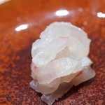 鮨　ミ雲 - しめたばかりの真鯛。