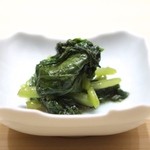 鮨　ミ雲 - わさび菜。