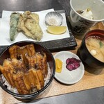 焼がきの はやし - みやじま定食（牡蠣飯を穴子飯に変更）
