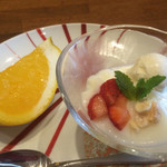 チャフーン - ゼリーと三色杏仁豆腐