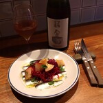 Hachihare - 料理写真:イワシとプラム ビーツのマリネ