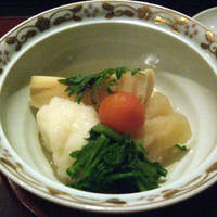 大阪なだ万 - 京野菜の焚き合せ