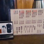 三はし - メニューです