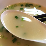 麺屋 菜々兵衛 - 【2015年05月】鶏白湯塩のスープアップ。