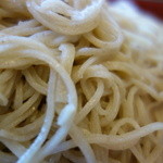 かみしろや - 本日の蕎麦はやや切れ気味、相変わらず風味は良い