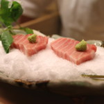 お造り　（鮪　トロ）　(2015/04)