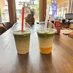 Three Palms - 抹茶ラテ・マンゴー抹茶ラテ