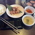 焼肉・冷麺ヤマト 北上店 - お盆限定ランチ　和牛中落ちカルビ定食¥1300