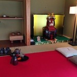 星のや京都 - 和室パブリックの内部 抹茶でおもてなし