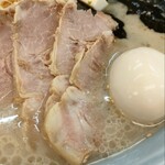 ラーメン山岡家 - 料理写真:塩ネギチャーシューメン中盛(味玉+のり+バタートッピング) 2026.08.29