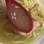 麺彩RASEN - 塩味たつ鶏の旨味全開の清湯塩スープ