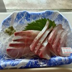 田子の浦港 漁協食堂 - 2026年8月　かんぱち刺身　800円