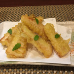 佳肴ながつき - 2015.5. タケノコ天ぷら
