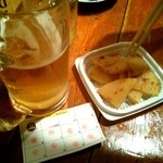 百 - 生ビール中は200円