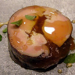 弘屋 - あんぽ柿といちじくのフォアグラテリーヌ
