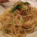レストラン キハチロウ - 長ネギと桜海老のパスタ