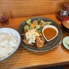 和楽路 - 本日のお勧め・チキン南蛮と夏カレー定食（850円）
