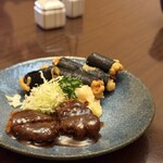 金鯱山 - 磯揚げ、ヒレカツ