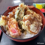 都 - 料理写真:ランチ天丼