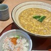 和食麺処 サガミ - もろこしあんかけきしめんと本ずわい蟹ミニ丼
