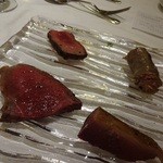 ウシマル - 牛、馬、合鴨のたたき？