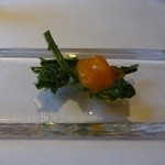 ウシマル - こごみ＋卵黄