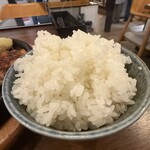 炭火ハンバーグ 肉焼き亭 - ご飯大盛り