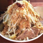 ぽっぽっ屋 - ラーメン720円大盛り（クーポンで無料）全マシマシ