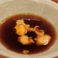 あま屋 - うにを溶かしてうに醤油に♪