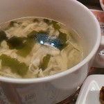 エイト ライスフィールド カフェ - 卵スープ
