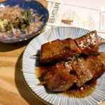 レバー ワラビのお浸し